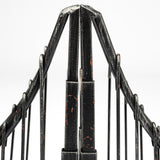 Mercana Suspension Set of 2 19L x 4W Brown Wrought Iron Suspension Bridge Bookends