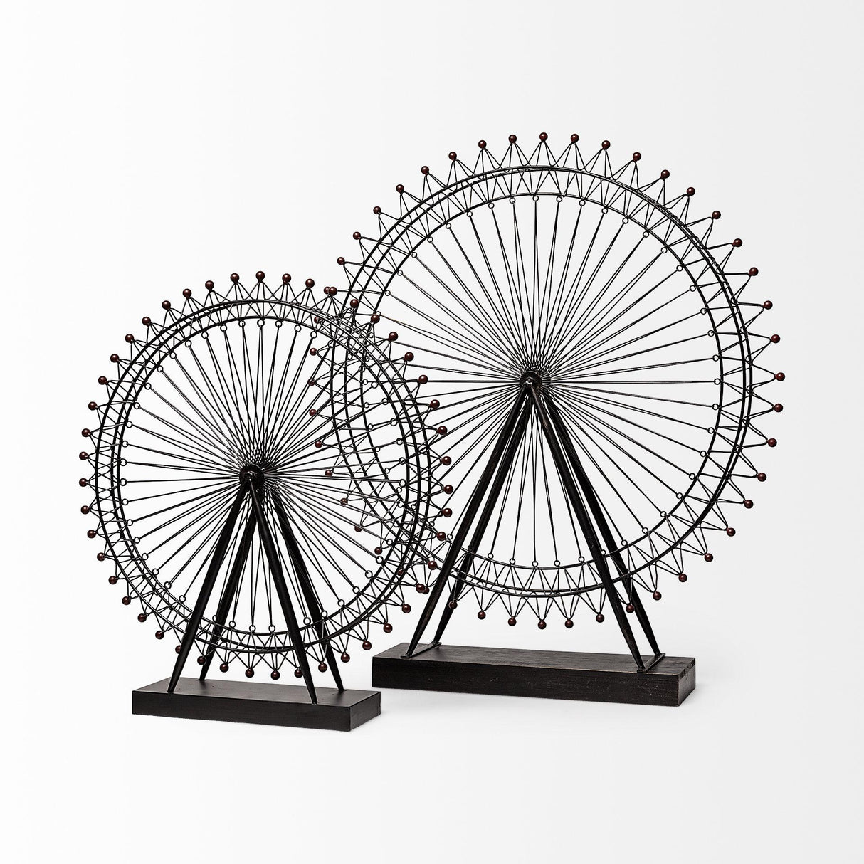 Mercana London Eye 3L x 25W Black Metal London Eye Replica
