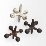 Mercana Jax Set of 3 8L x 7W Cast Iron Metal Jacks
