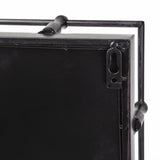 Mercana Christa 22L x 22W Black Metal Mirrored Base Square Tray