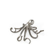 Mercana Strafford Small 10L x 9W Silver Resin Octopus