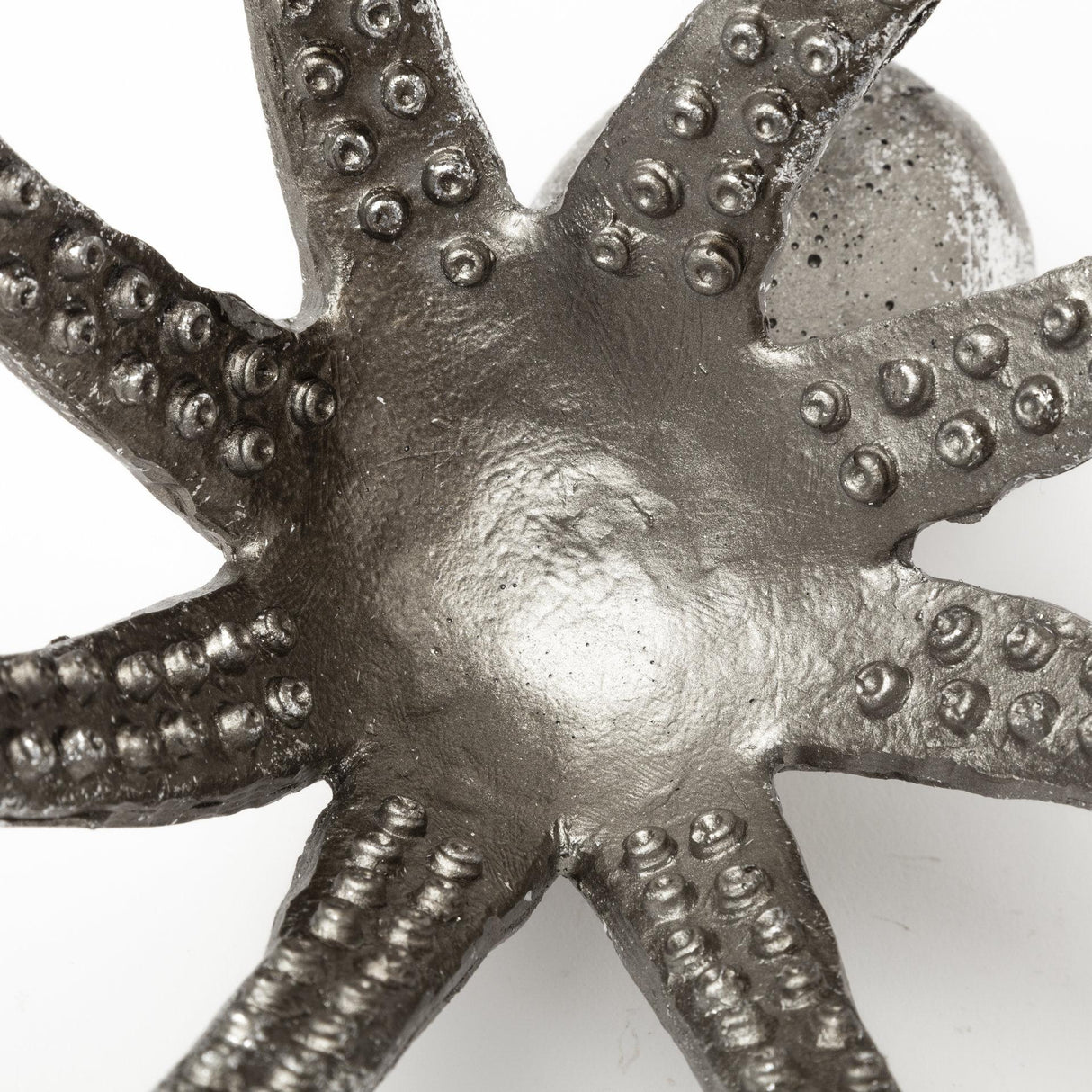 Mercana Strafford Small 10L x 9W Silver Resin Octopus