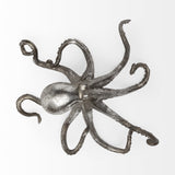 Mercana Strafford Small 10L x 9W Silver Resin Octopus