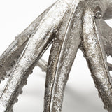 Mercana Strafford Small 10L x 9W Silver Resin Octopus