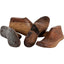 Mercana Wooden Shoe (Set of 4) 12L x 4W Brown Antique Wooden Cobbler Moulds