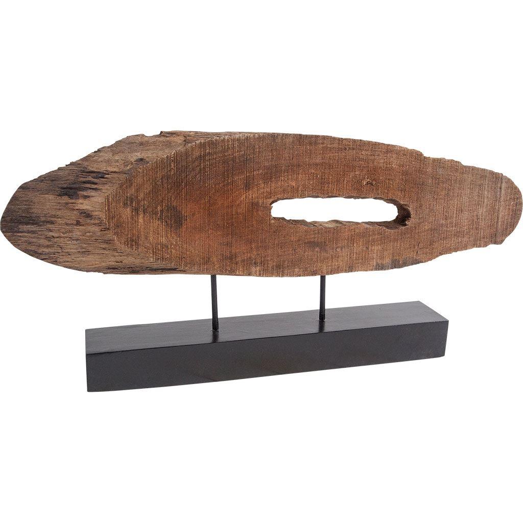 Mercana Yeadon I 5L x 34W Brown Shaped Oval Wood Object