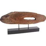 Mercana Yeadon I 5L x 34W Brown Shaped Oval Wood Object