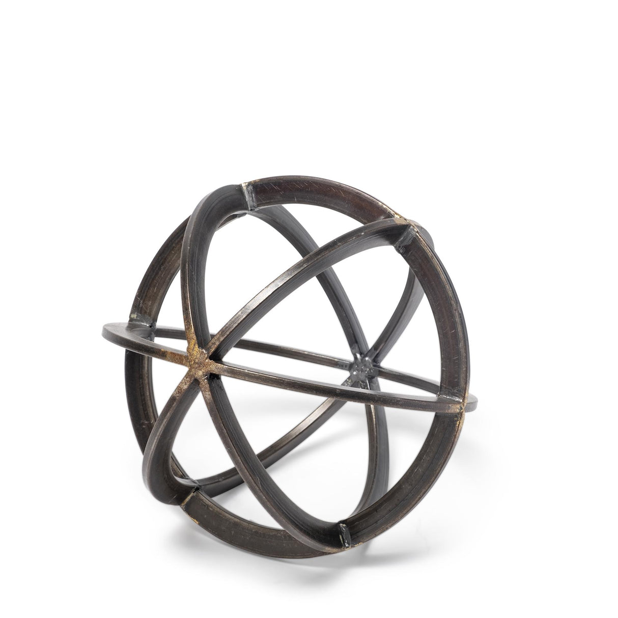 Mercana Galenna I (Small) 8L x 8W Black Metal Circular Decorative Orb