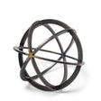 Mercana Galenna II (Medium) 9L x 9W Black Metal Circular Decorative Orb