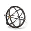 Mercana Galenna II (Medium) 9L x 9W Black Metal Circular Decorative Orb