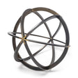 Mercana Galenna III (Large) 10L x 10W Black Metal Circular Decorative Orb