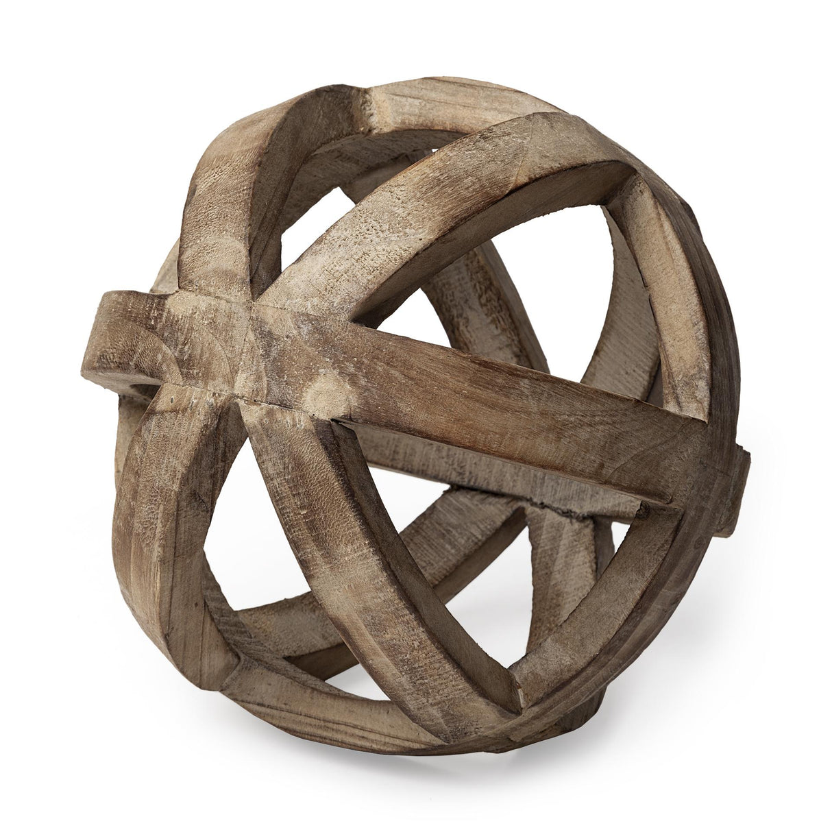 Mercana Tibik 8L x 8W Natural Wooden Orb
