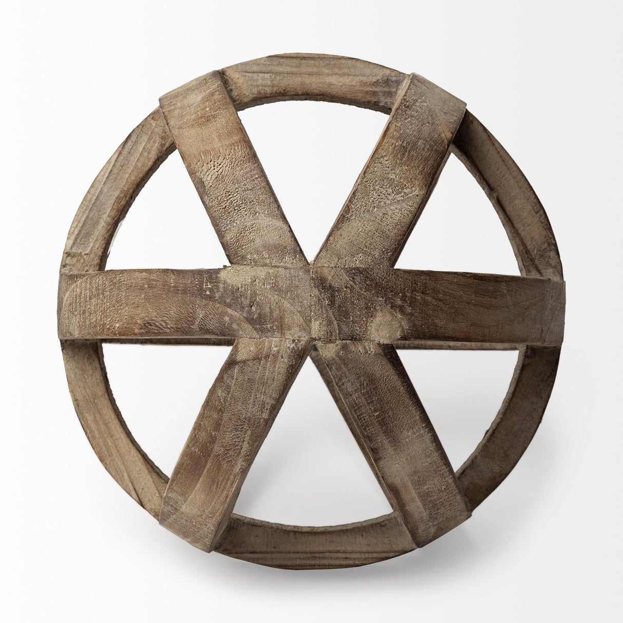 Mercana Tibik 8L x 8W Natural Wooden Orb