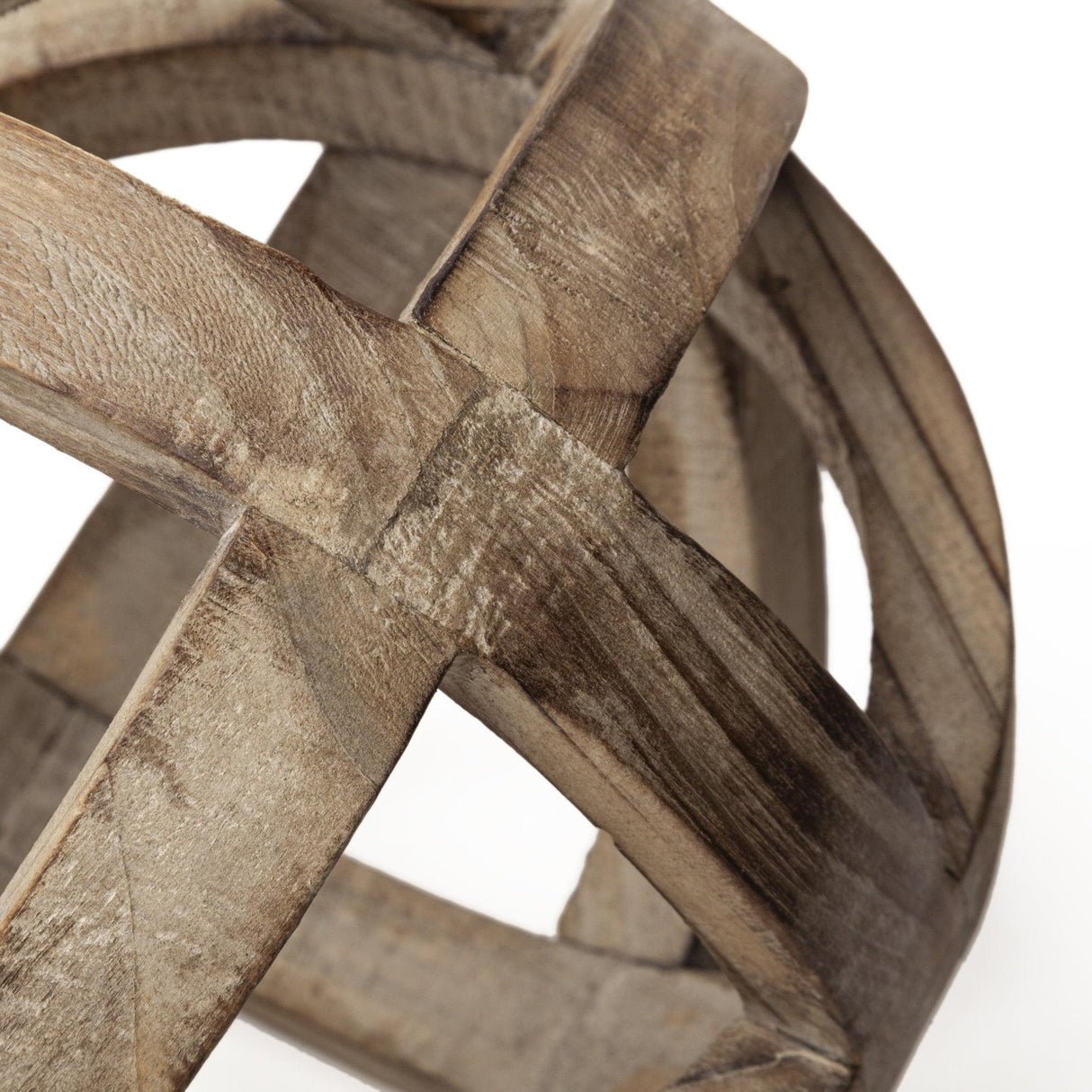 Mercana Tibik 8L x 8W Natural Wooden Orb