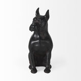 Mercana Rocky 4L x 5W Black Resin Boxer Dog
