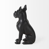Mercana Rocky 4L x 5W Black Resin Boxer Dog