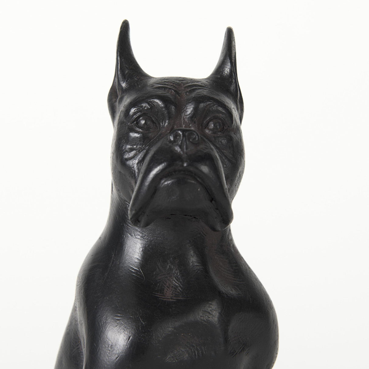 Mercana Rocky 4L x 5W Black Resin Boxer Dog
