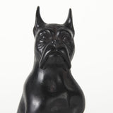 Mercana Rocky 4L x 5W Black Resin Boxer Dog