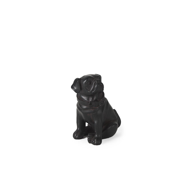 Mercana Cadence 4L x 5W Black Resin Pug Dog