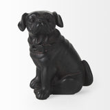 Mercana Cadence 4L x 5W Black Resin Pug Dog