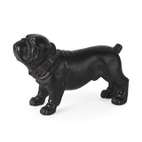 Mercana Hugo 5L x 13W Black Resin Bulldog