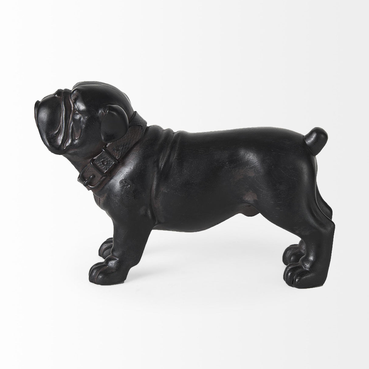 Mercana Hugo 5L x 13W Black Resin Bulldog