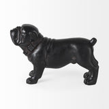 Mercana Hugo 5L x 13W Black Resin Bulldog