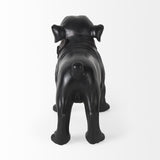 Mercana Hugo 5L x 13W Black Resin Bulldog