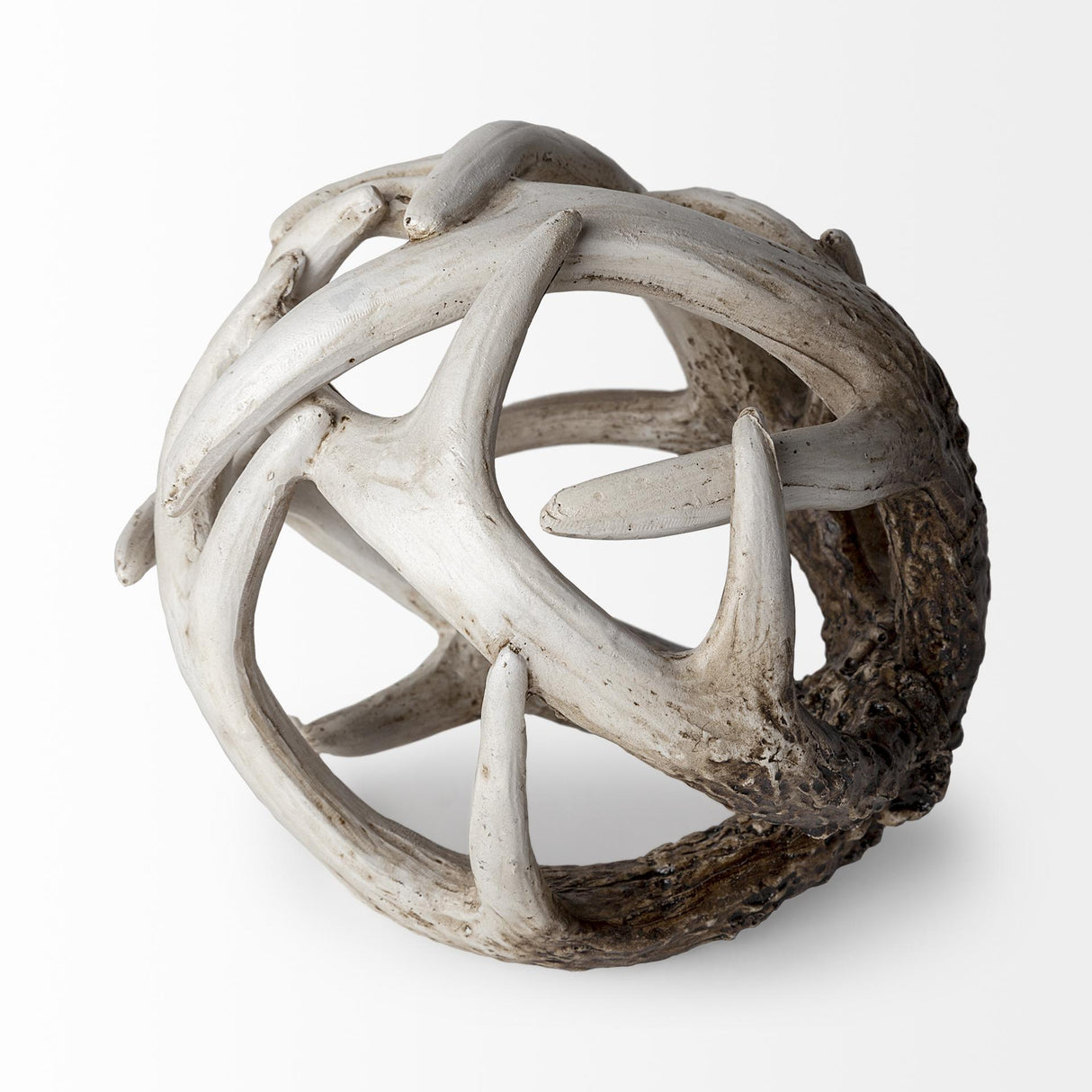Mercana Ramus I (Small) 5L x 5W Brown Antler Shaped Decorative Resin Orb Ball