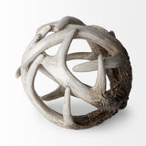 Mercana Ramus I (Small) 5L x 5W Brown Antler Shaped Decorative Resin Orb Ball