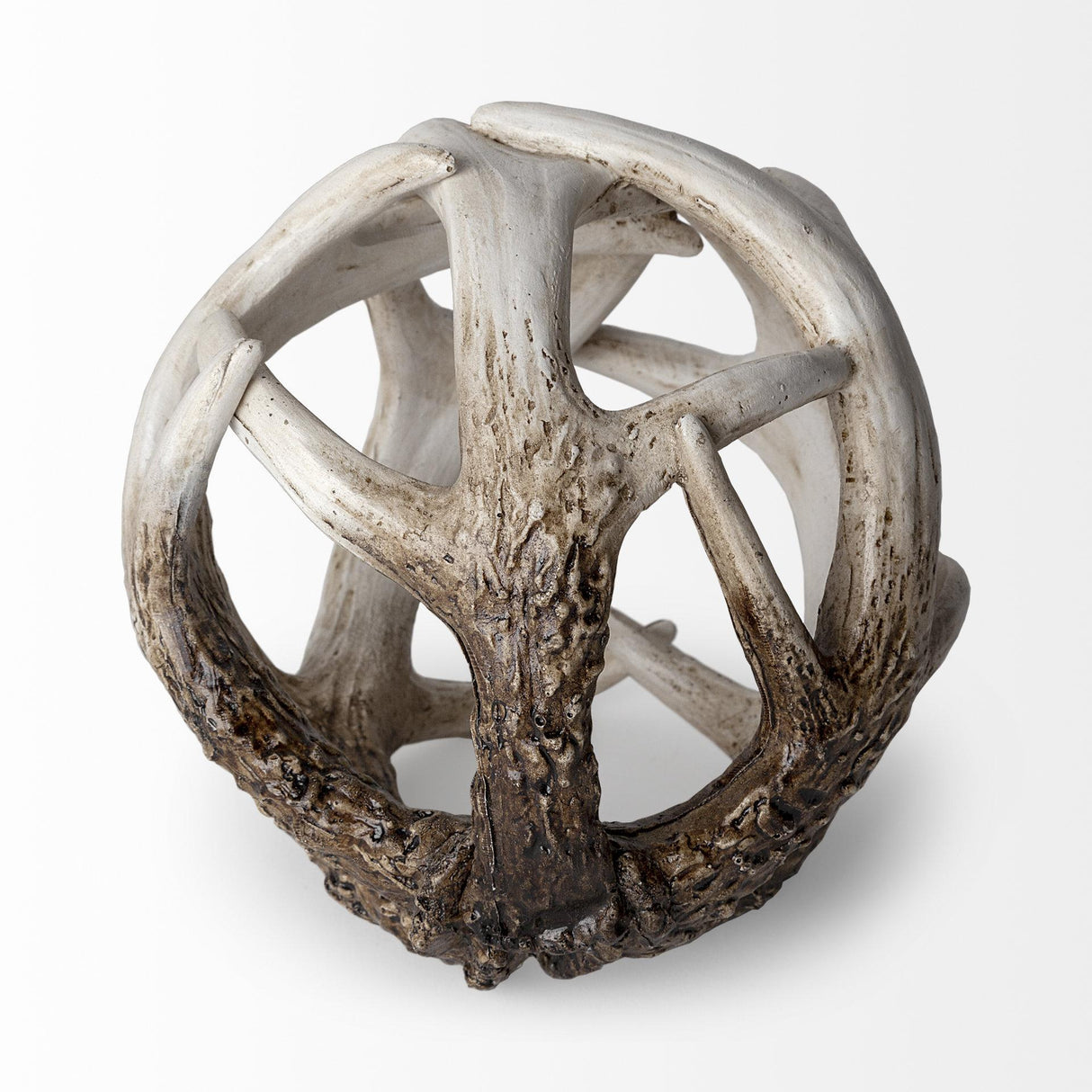 Mercana Ramus I (Small) 5L x 5W Brown Antler Shaped Decorative Resin Orb Ball