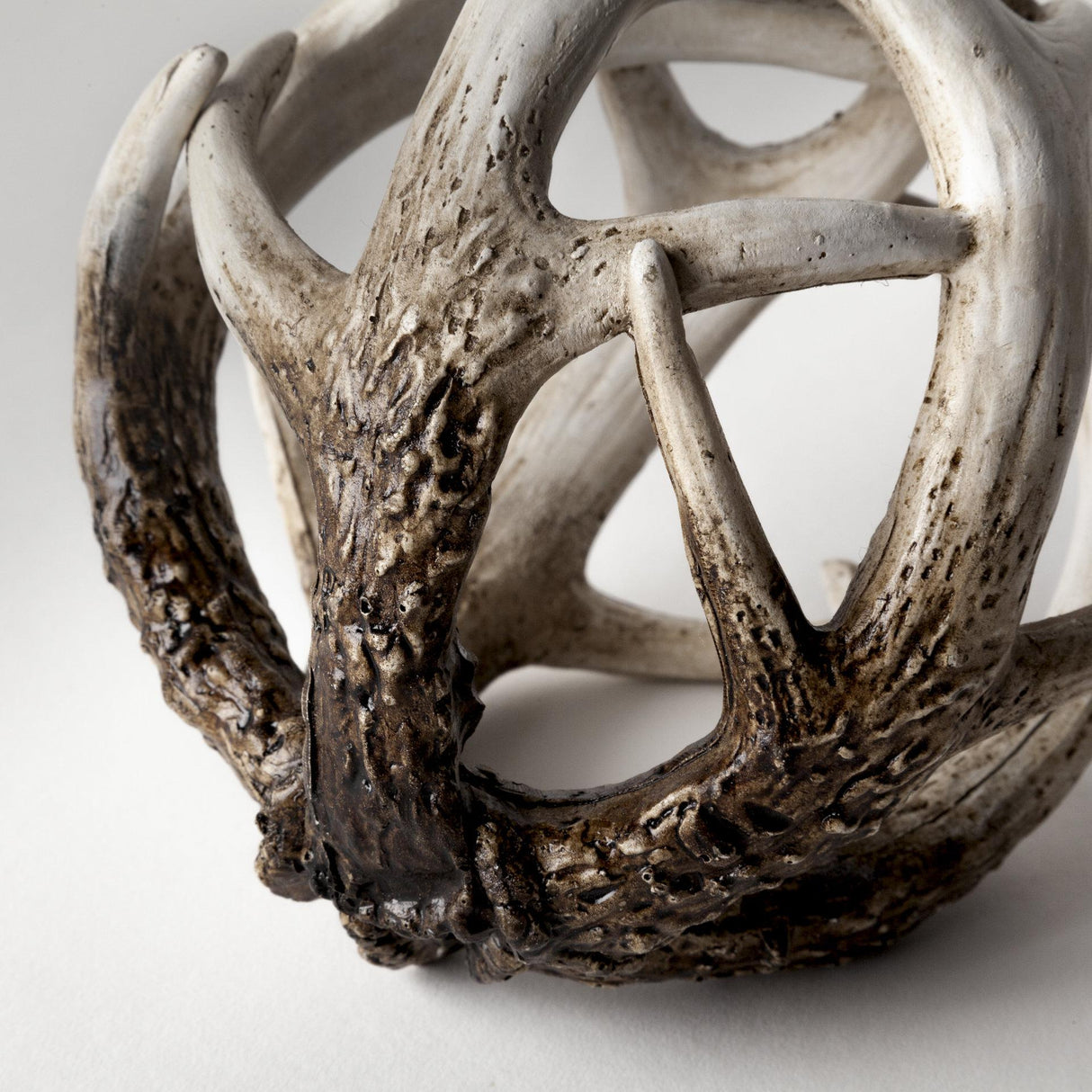 Mercana Ramus I (Small) 5L x 5W Brown Antler Shaped Decorative Resin Orb Ball