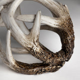 Mercana Ramus I (Small) 5L x 5W Brown Antler Shaped Decorative Resin Orb Ball