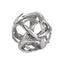 Mercana Ramus III (Small) 5L x 5W Silver Antler Shaped Decorative Orb Ball