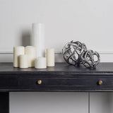 Mercana Ramus III (Small) 5L x 5W Silver Antler Shaped Decorative Orb Ball
