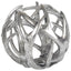 Mercana Ramus IV (Large) 7L x 7W Silver Antler Shaped Decorative Orb Ball
