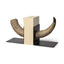 Mercana Nickerson (Set of 2) 6L x 7W Bull Horn Bookends