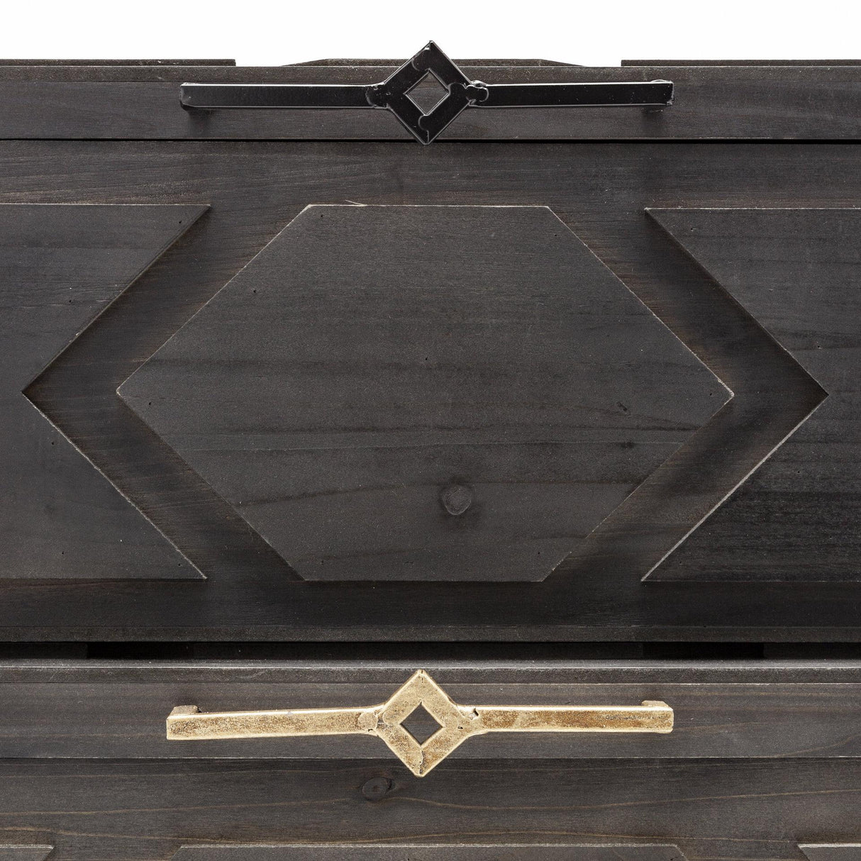 Mercana Cassia Set of 2 Brown Wooden Boxes
