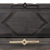 Mercana Cassia Set of 2 Brown Wooden Boxes