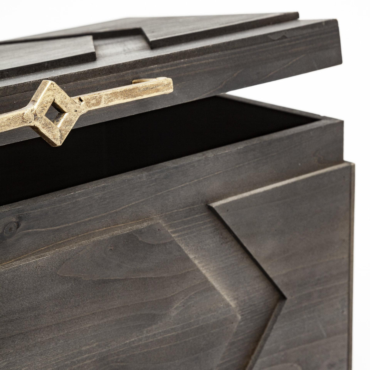 Mercana Cassia Set of 2 Brown Wooden Boxes