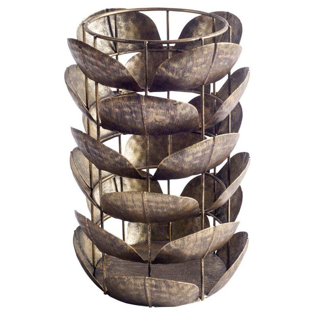 Mercana Henley I Small Bronze Metal Decorative Table Candle Holder