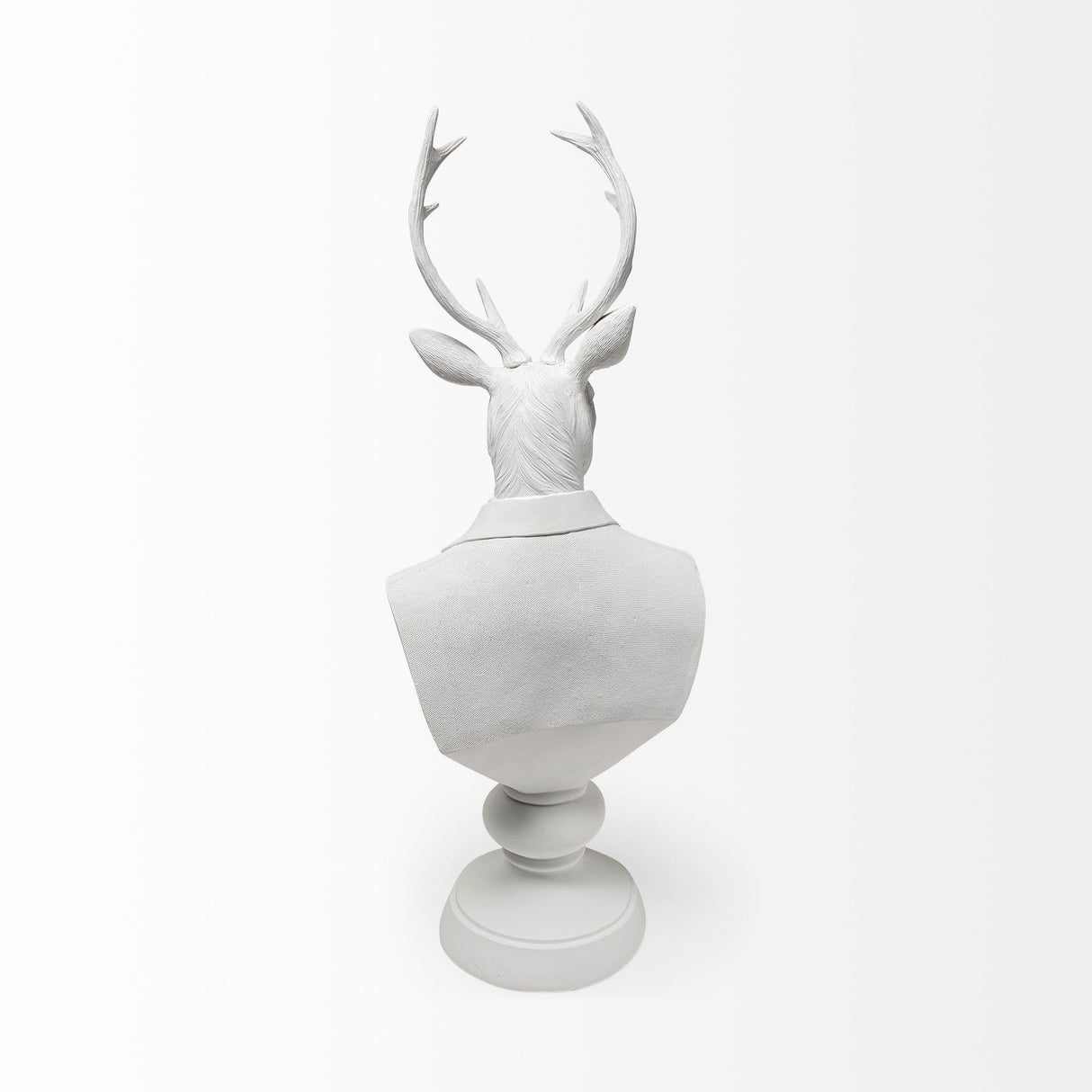 Mercana Mozart 8L x 6W White Resin Deer In A Suit