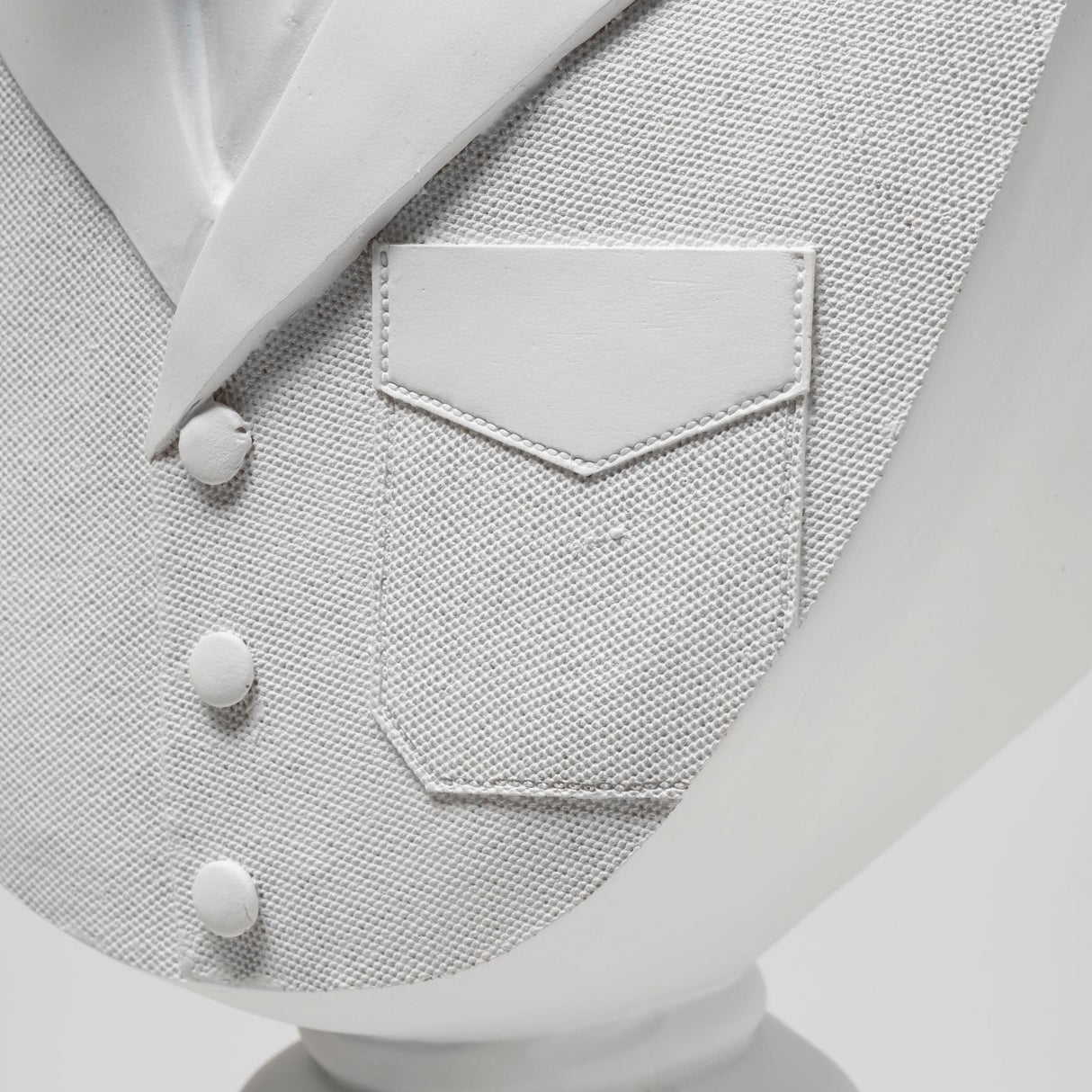 Mercana Mozart 8L x 6W White Resin Deer In A Suit