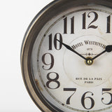 Mercana Taxz Metallic Brown Metal Hanging Table Clock