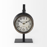 Mercana Taxz Metallic Brown Metal Hanging Table Clock