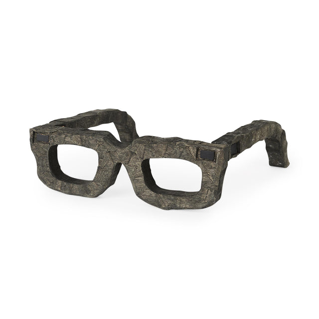 Mercana Elliot 13L x 14W Brown Wooden Eyeglasses