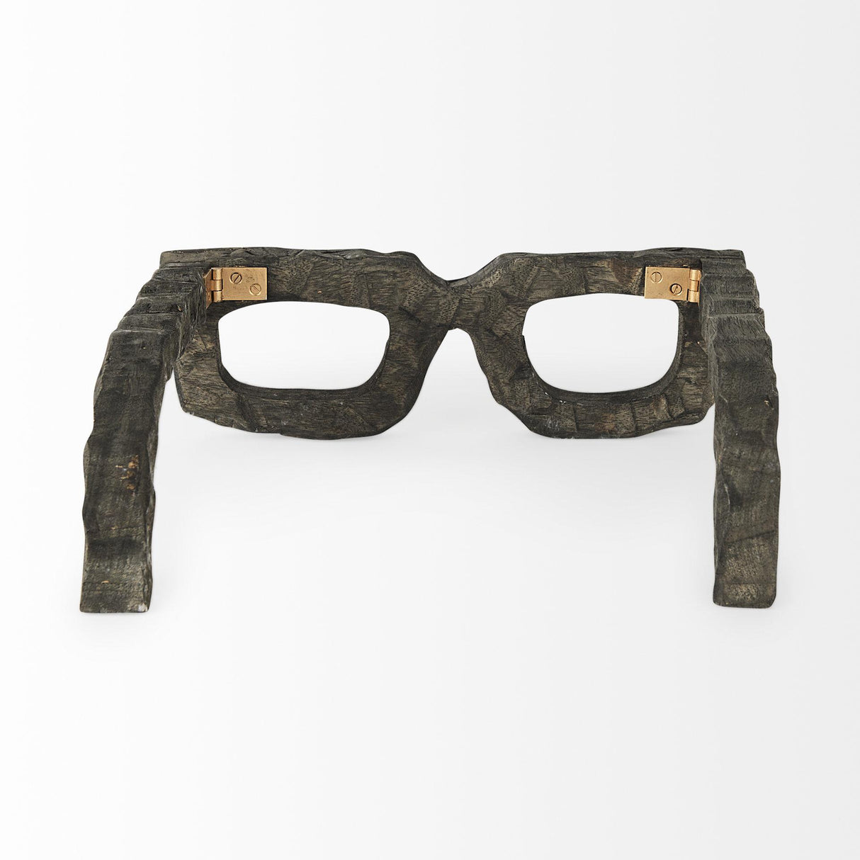 Mercana Elliot 13L x 14W Brown Wooden Eyeglasses