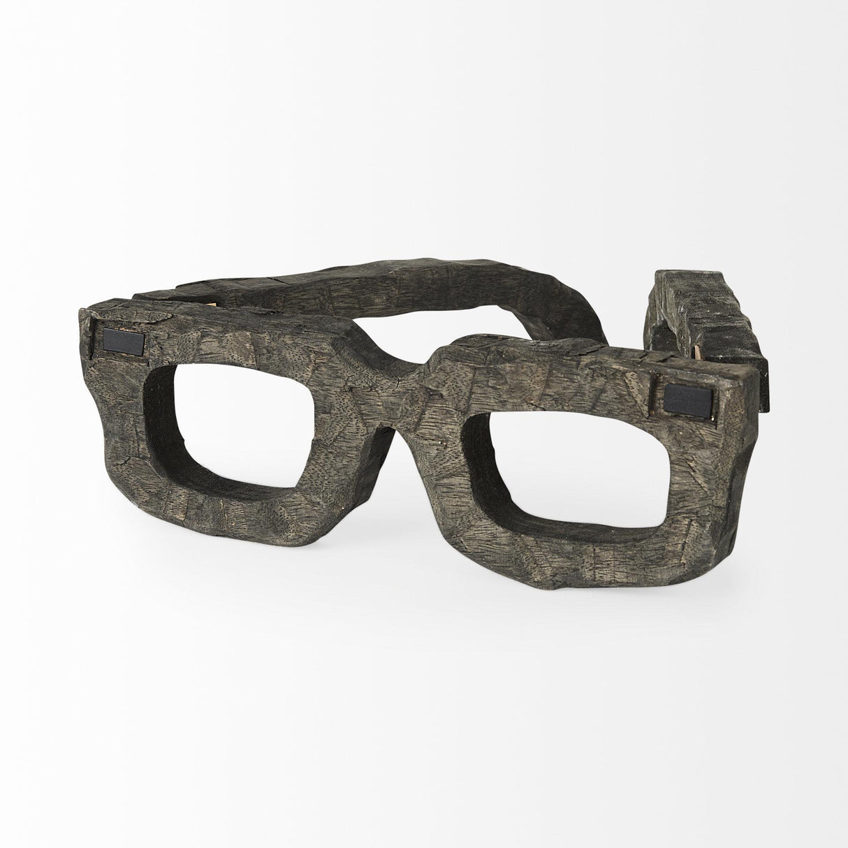 Mercana Elliot 13L x 14W Brown Wooden Eyeglasses