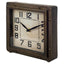Mercana Redding Bronze Toned Metal Square Table Clock