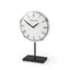 Mercana Harriet White/Bronze Metal Table Clock